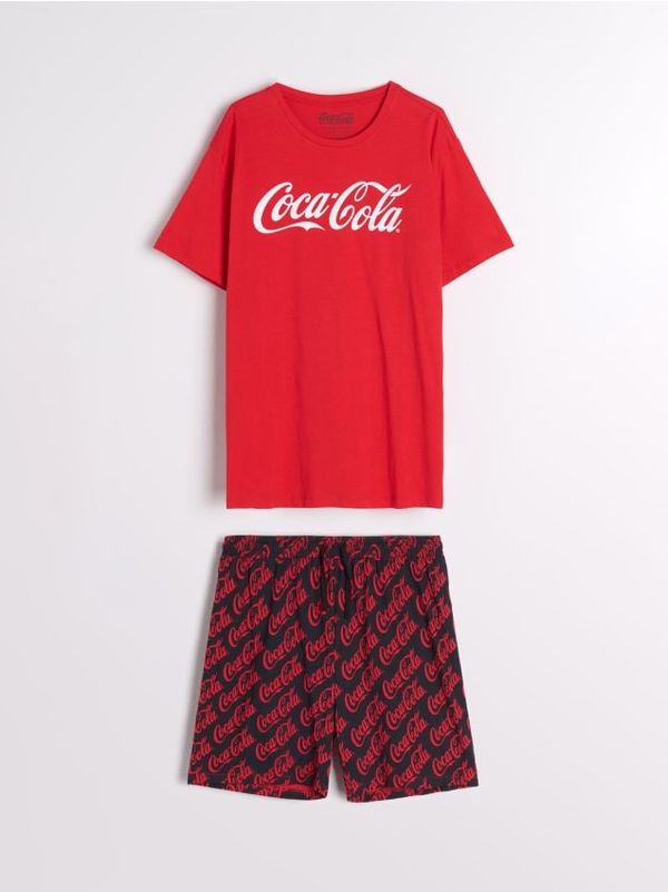 Sinsay Sinsay - Двукомпонентна пижама Coca Cola - червeн