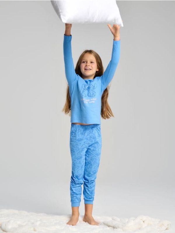 Sinsay Sinsay - Двукомпонентна пижама Disney - светлосиньо