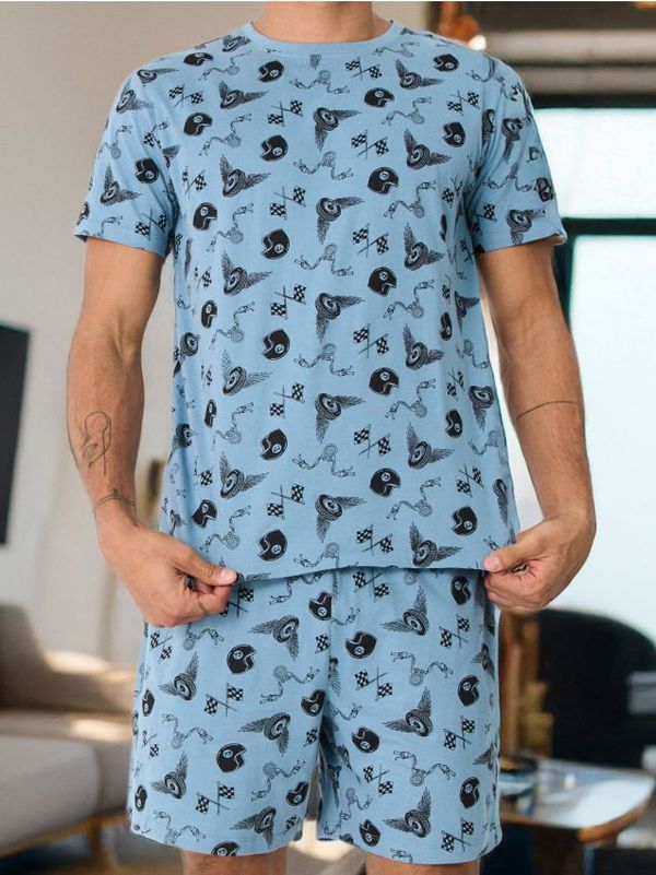 Sinsay Sinsay - Двукомпонентна пижама - нави