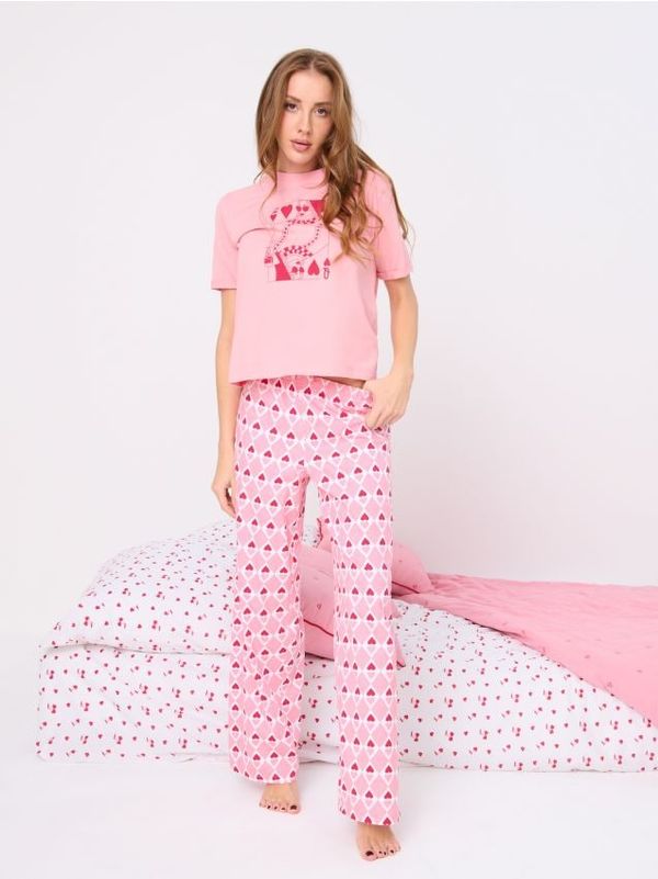 Sinsay Sinsay - Двукомпонентна пижама - розов