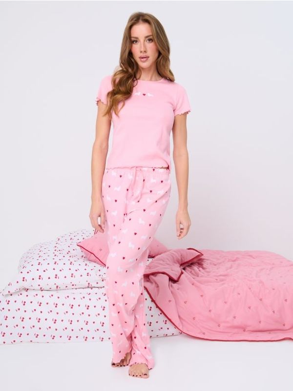 Sinsay Sinsay - Двукомпонентна пижама - розов