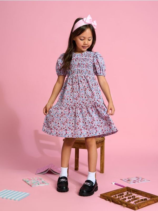 Sinsay Sinsay - Floral midi dress - кремав