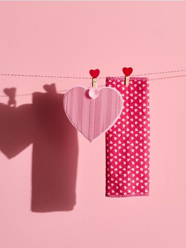 Sinsay Sinsay - Гъба за миене на съдове - пастелнорозово