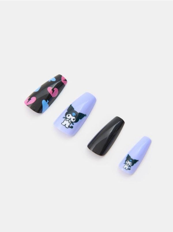 Sinsay Sinsay - Изкуствени нокти Kuromi - многоцветен