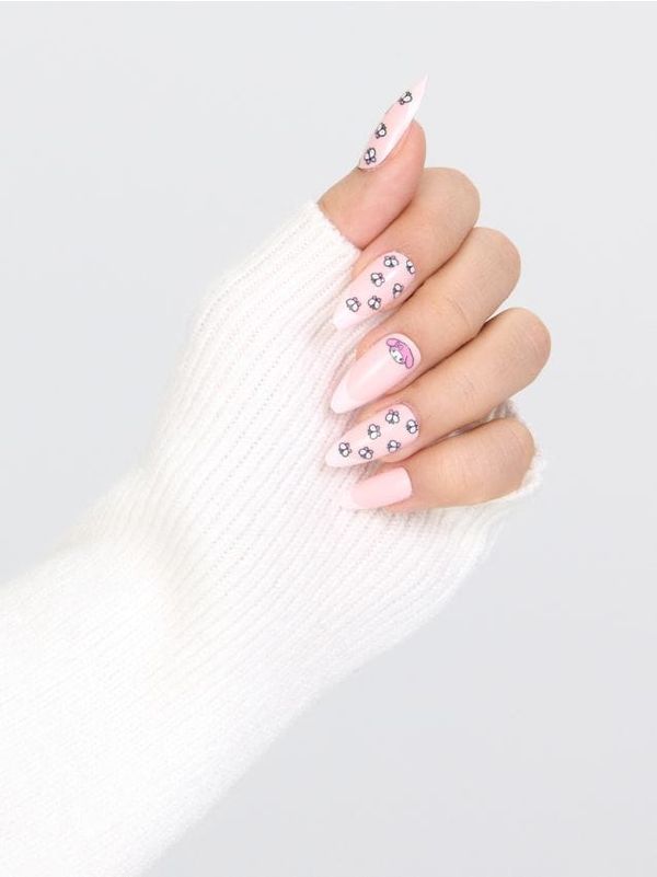 Sinsay Sinsay - Изкуствени нокти My Melody - пастелнорозово