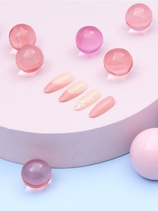 Sinsay Sinsay - Изкуствени нокти - пастелнорозово