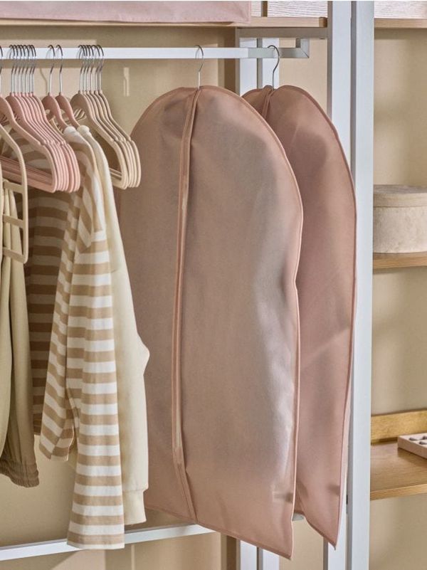 Sinsay Sinsay - Калъф за дрехи - пастелнорозово