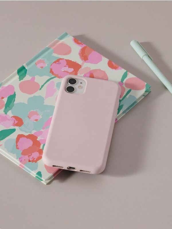 Sinsay Sinsay - Калъф за iPhone 11/XR - пастелнорозово