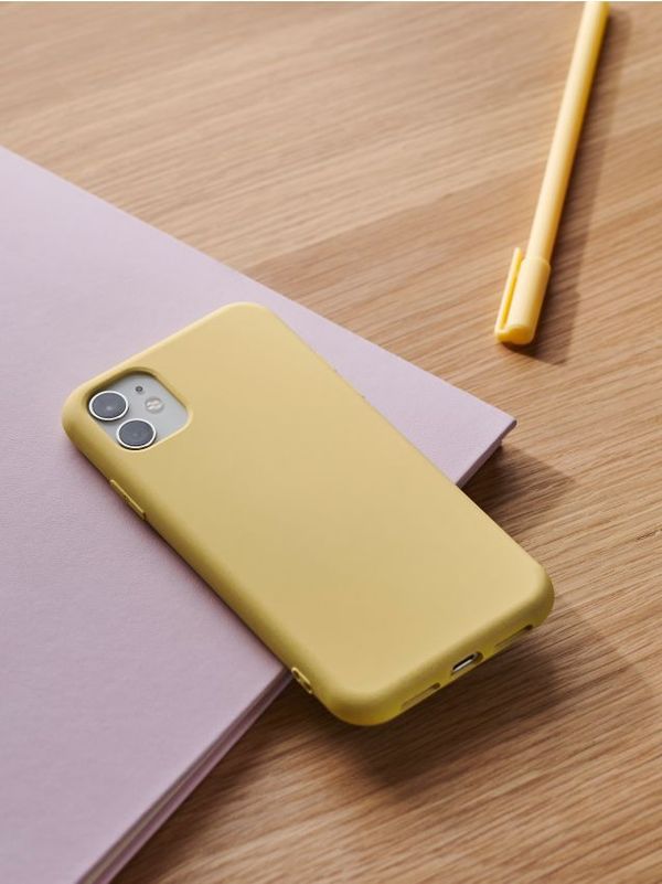 Sinsay Sinsay - Калъф за iPhone 11/XR - светложълто