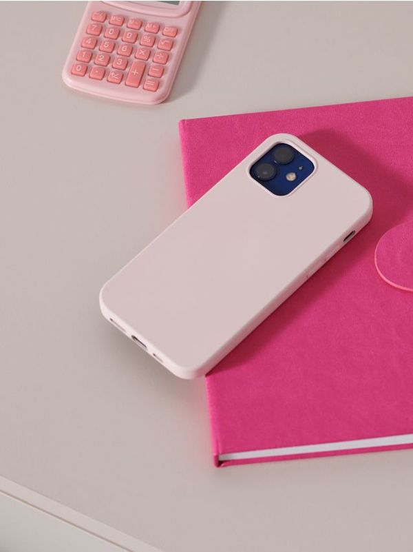 Sinsay Sinsay - Калъф за iPhone 12/12 Pro - пастелнорозово