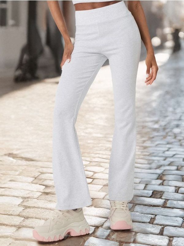 Sinsay Sinsay - Клин high waist - Светло сиво