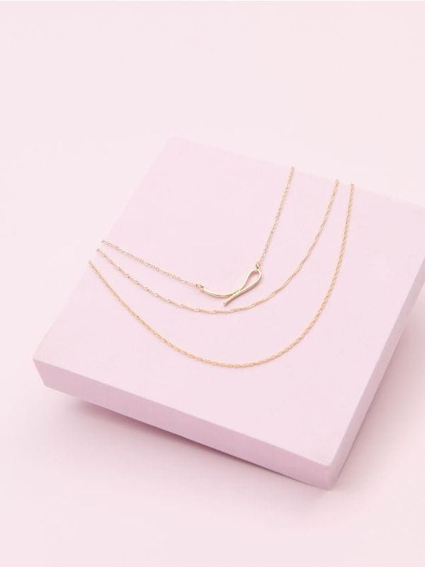 Sinsay Sinsay - Колиета, 3 броя - златно