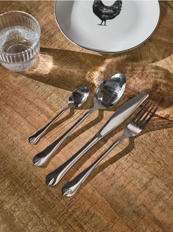 Sinsay Sinsay - Комплект прибори за хранене, 24 части - сревърно