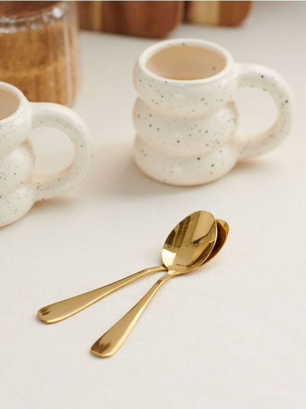 Sinsay Sinsay - Комплект прибори за хранене - златно