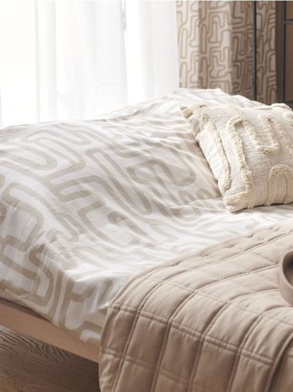 Sinsay Sinsay - Комплект спално бельо - бежово