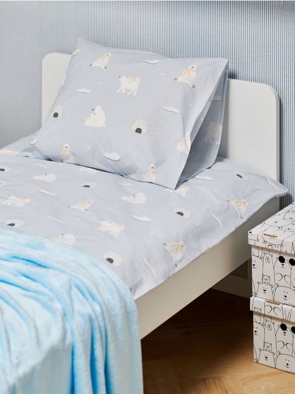 Sinsay Sinsay - Комплект спално бельо - бледосиньо