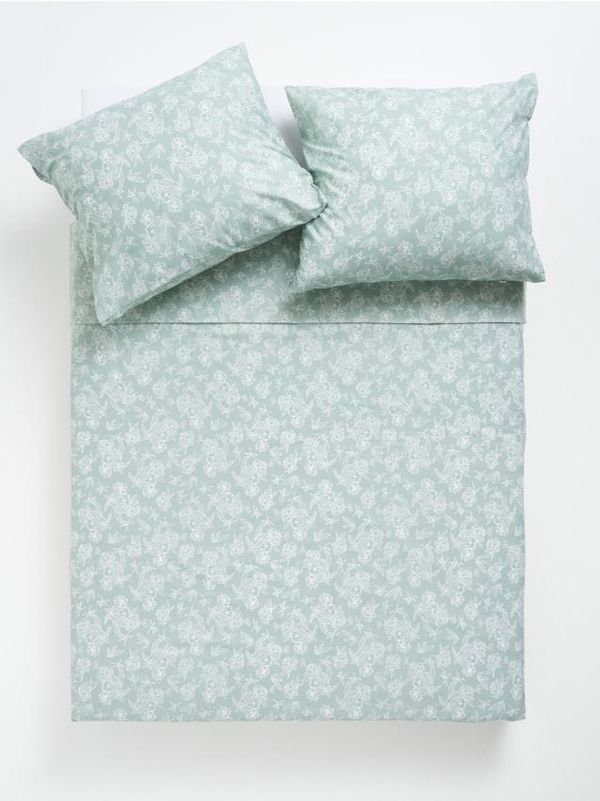 Sinsay Sinsay - Комплект спално бельо - бледозелено