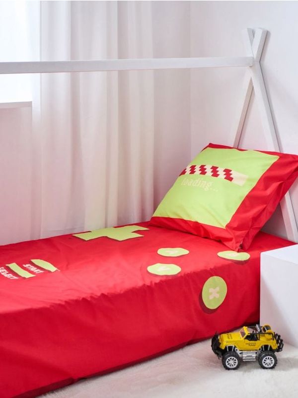 Sinsay Sinsay - Комплект спално бельо - червeн