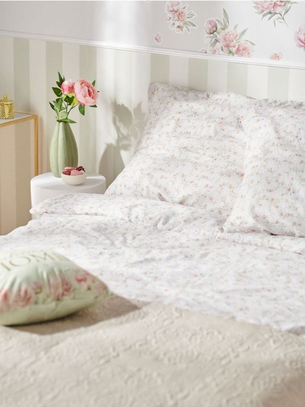 Sinsay Sinsay - Комплект спално бельо - кремав