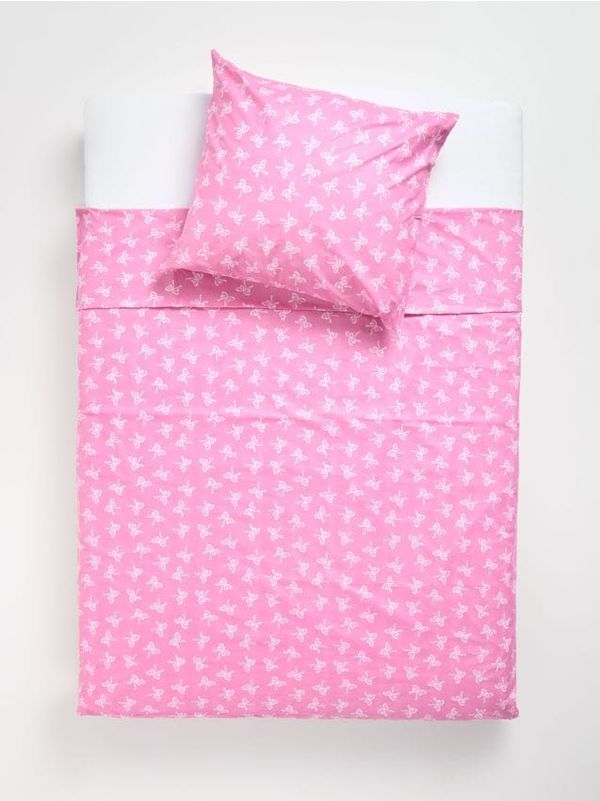 Sinsay Sinsay - Комплект спално бельо - пастелнорозово