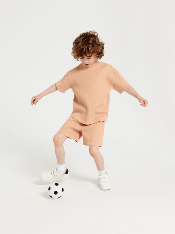 Sinsay Sinsay - Комплект тениска и къси панталони - бледозелено