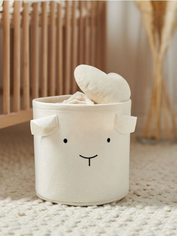 Sinsay Sinsay - Кошница за съхранение - телесен цвят