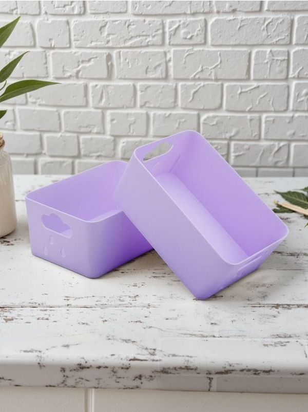 Sinsay Sinsay - Кошници за съхранение, 2 броя - пастелнорозово