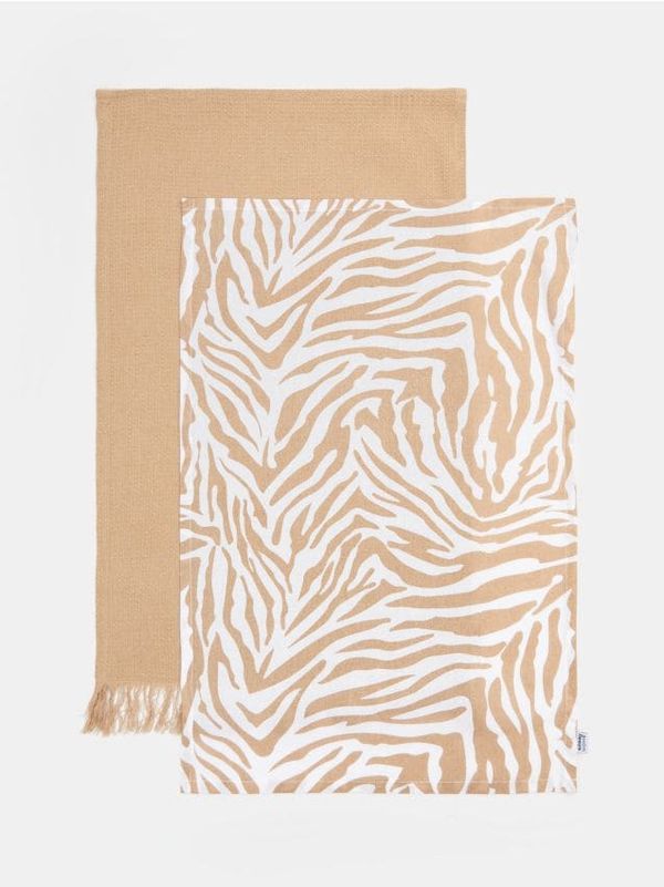 Sinsay Sinsay - Кухненска кърпа 2 pack - кaфяв