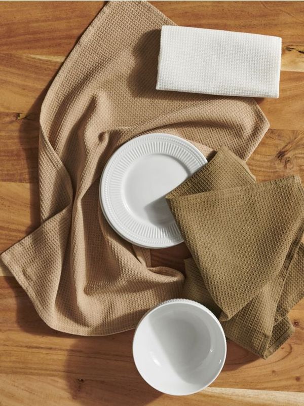 Sinsay Sinsay - Кухненска кърпа - кремав