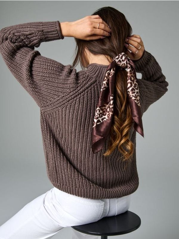 Sinsay Sinsay - Кърпа - тъмнокафяво