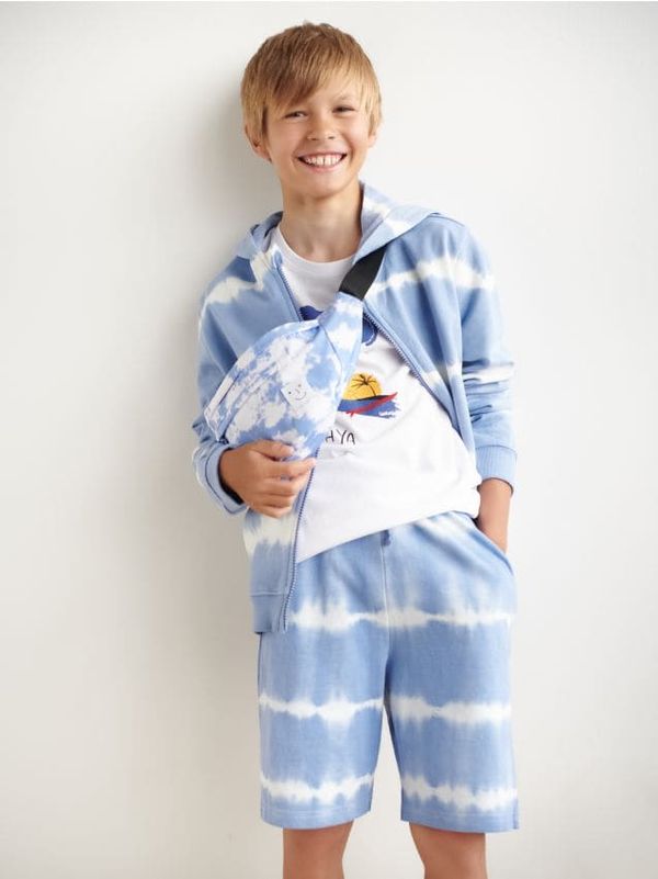 Sinsay Sinsay - Къси панталони с tie-dye ефект - многоцветен