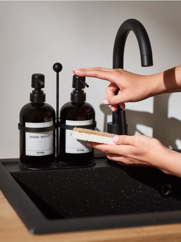 Sinsay Sinsay - LIQUID DISPENSER & STAND - тъмнокафяво