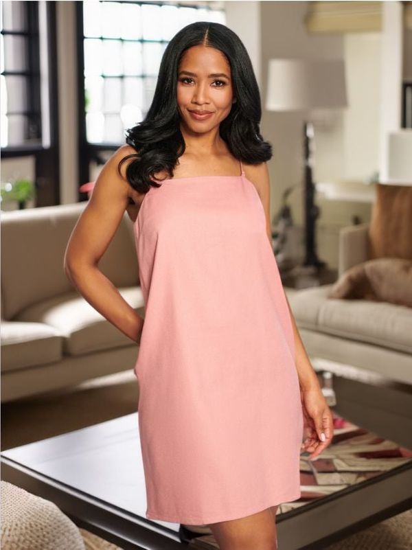 Sinsay Sinsay - Mini рокля - пепел от рози