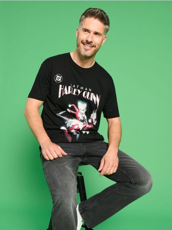 Sinsay Sinsay - Мъжка тениска - черeн