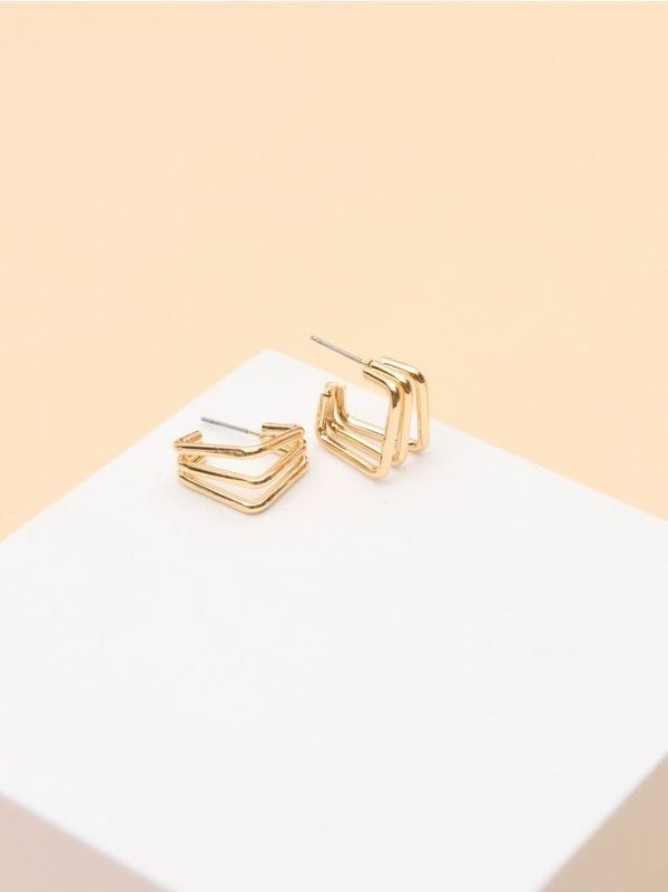 Sinsay Sinsay - Обици с щифт - златно