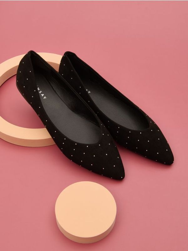 Sinsay Sinsay - Обувки тип балеринки - черeн