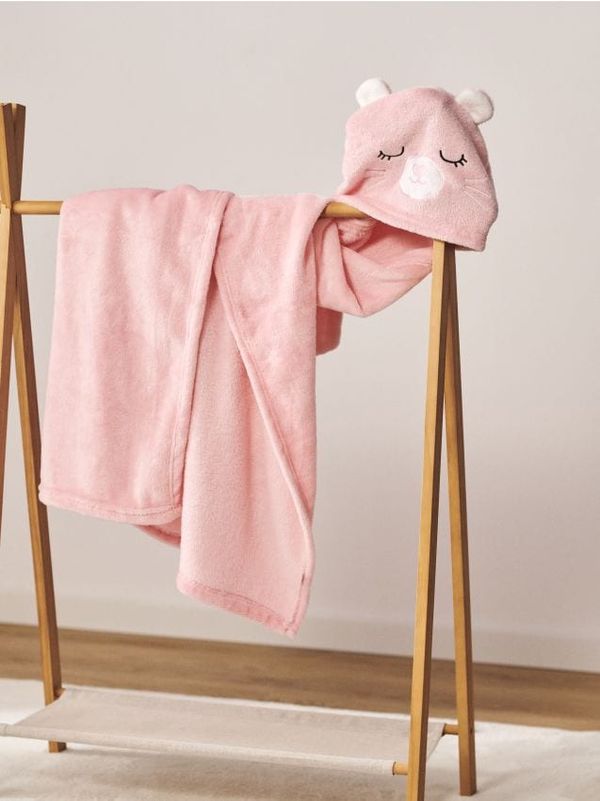 Sinsay Sinsay - Одеяло с качулка - пастелнорозово