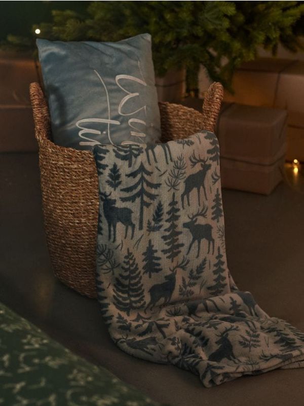 Sinsay Sinsay - Одеяло - Светло сиво