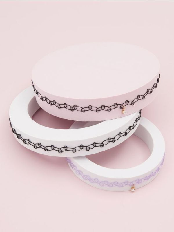 Sinsay Sinsay - Опаковка от 3 чокъра - многоцветен