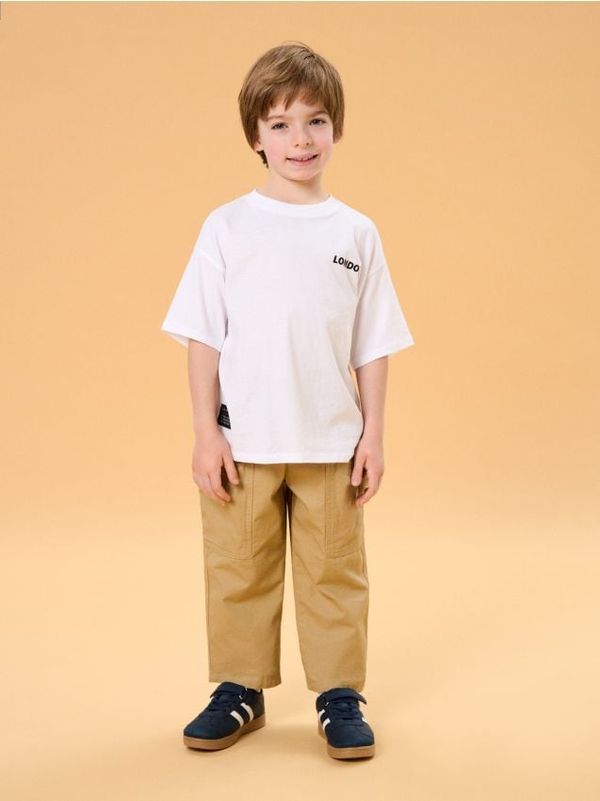 Sinsay Sinsay - Oversize тениска - бял