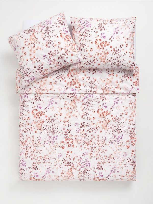 Sinsay Sinsay - Памучен комплект спално бельо - бял