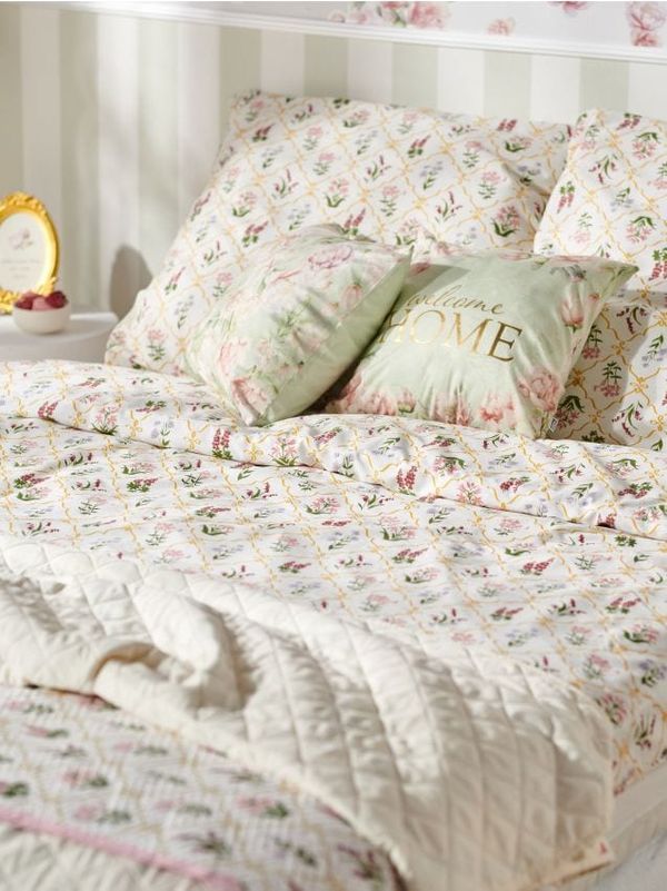 Sinsay Sinsay - Памучен комплект спално бельо - многоцветен