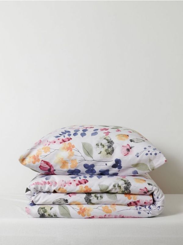 Sinsay Sinsay - Памучен комплект спално бельо - многоцветен