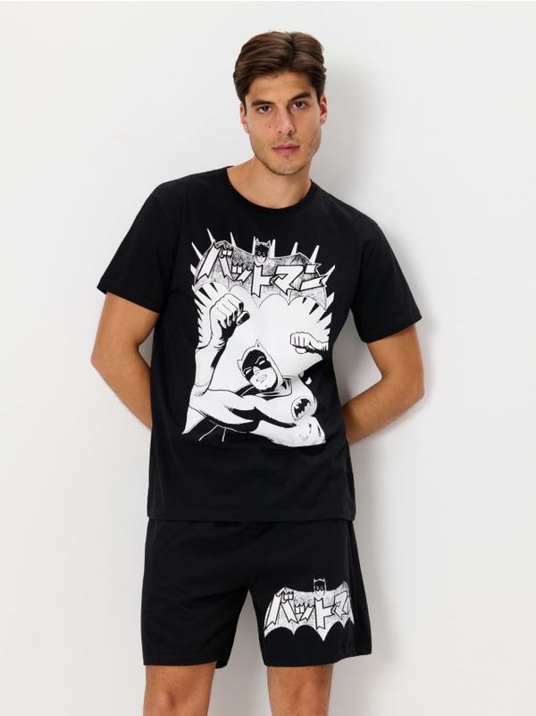 Sinsay Sinsay - Памучна пижама Batman - черeн