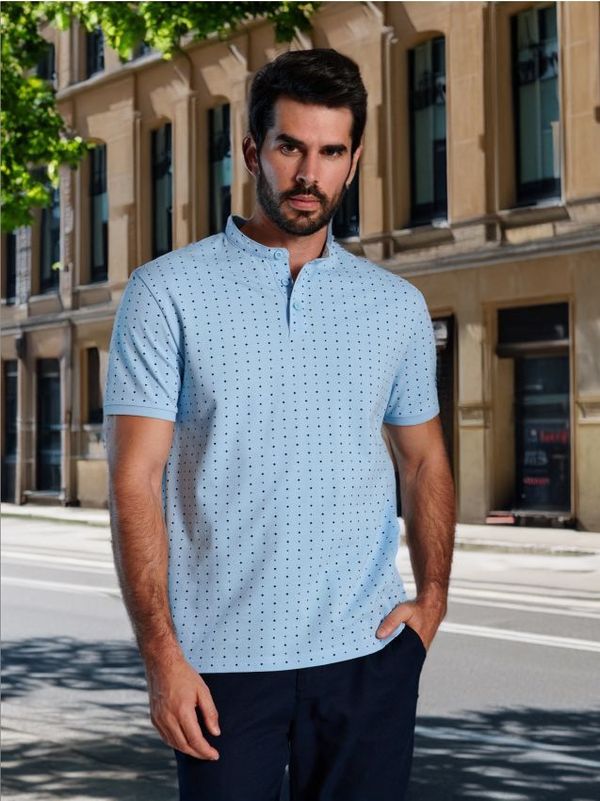 Sinsay Sinsay - Памучна тениска - хиацинт