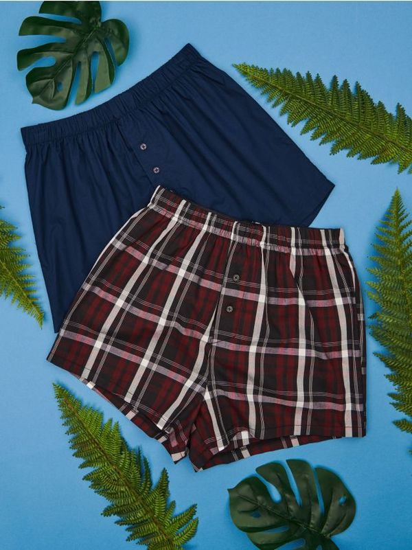 Sinsay Sinsay - Памучни боксерки 2 броя - многоцветен