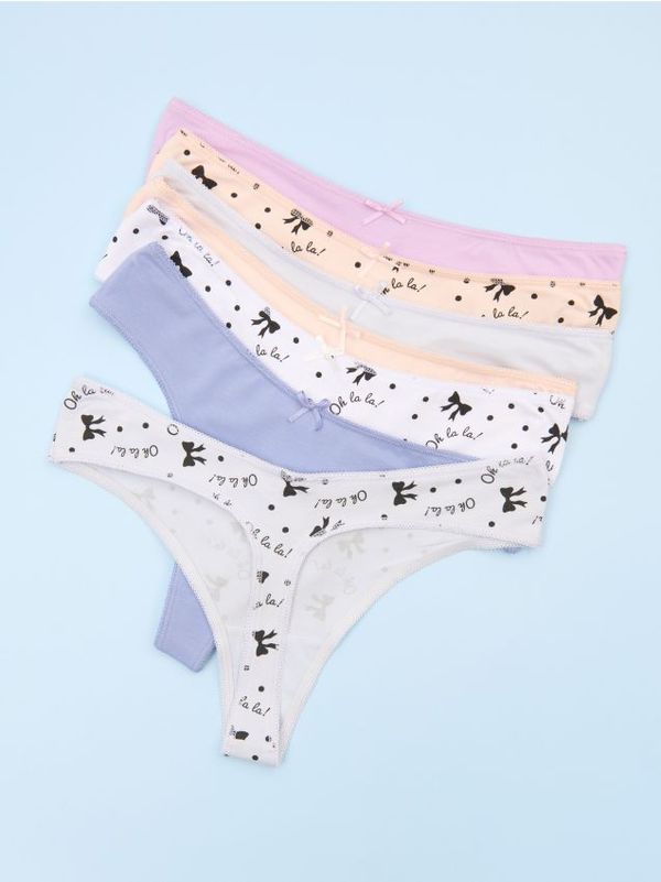 Sinsay Sinsay - Памучни прашки 7 опаковка - многоцветен