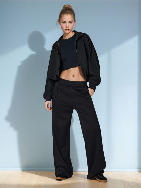 Sinsay Sinsay - Панталон - черeн