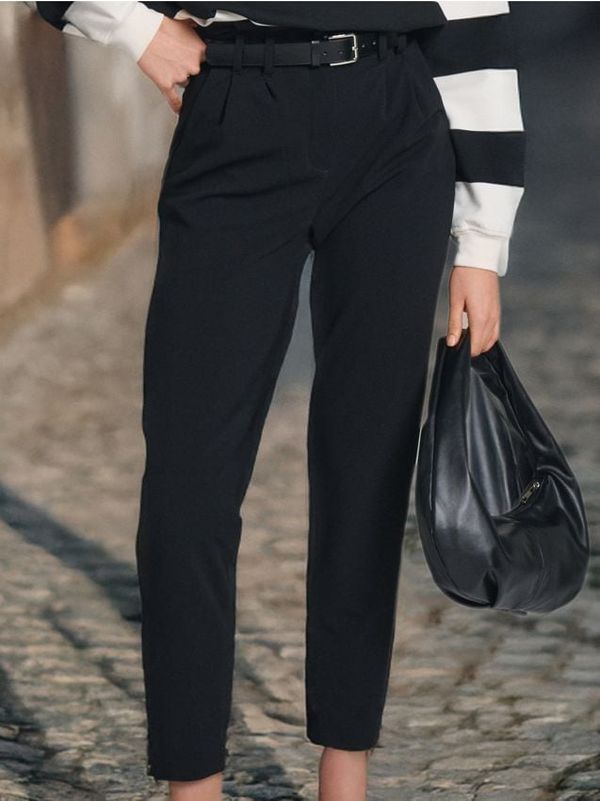 Sinsay Sinsay - Панталон - черeн