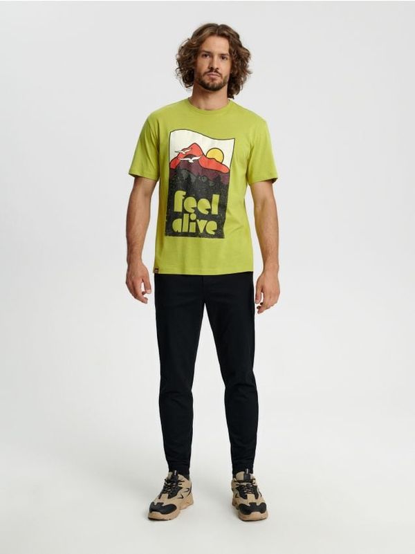 Sinsay Sinsay - Панталон jogger - черeн